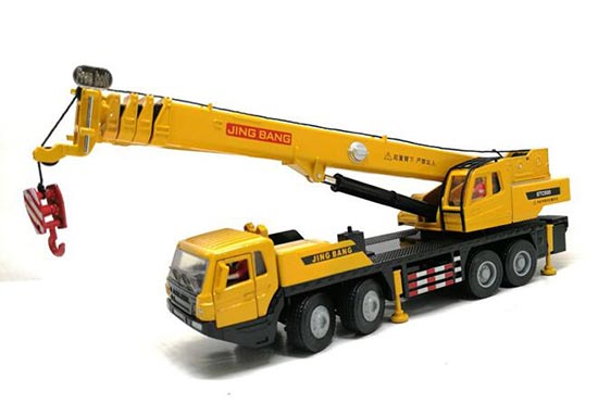 Red / Yellow 1:50 Scale Kids Diecast Mobile Crane Toy