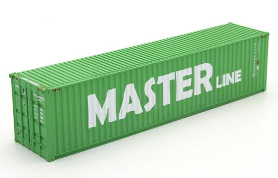 1:50 Scale MASTER LINE Diecast Container Model
