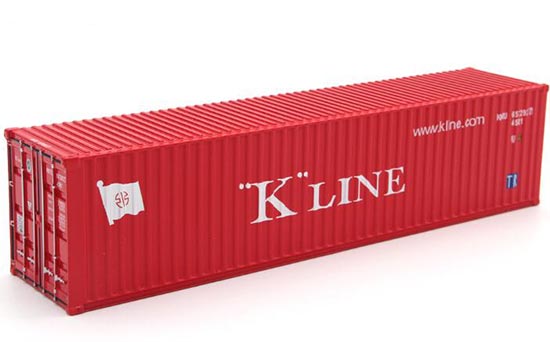 Red 1:50 Scale K-LINE Diecast Container Model