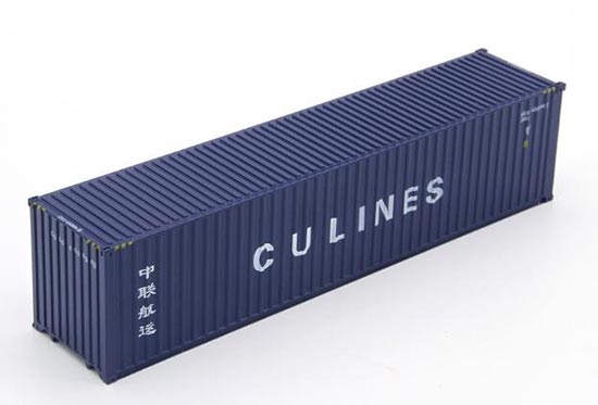 Blue 1:50 Scale CULINES Diecast Container Model