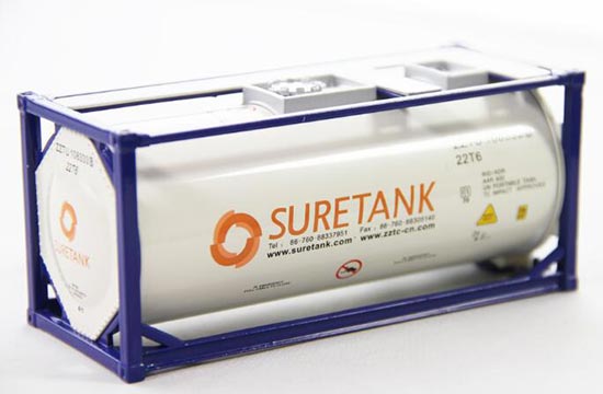 White 1:50 Scale SURETANK Diecast Oil Tank Model