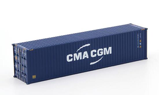Blue 1:87 Scale CMA CGM ABS Container Model
