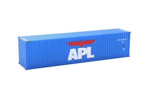 Blue 1:87 Scale APL ABS Container Model