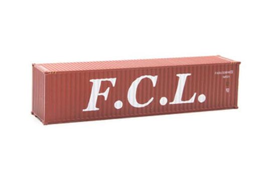 Brown 1:87 Scale F.C.L ABS Container Model