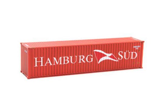 Red 1:87 Scale HAMBURG SUD ABS Container Model
