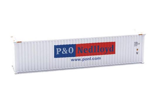 White 1:87 Scale PO Nedlloyd ABS Container Model