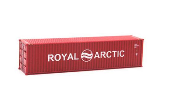 Red 1:87 Scale Royal Arctic ABS Container Model