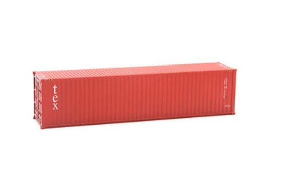 Red 1:87 Scale TEX ABS Container Model