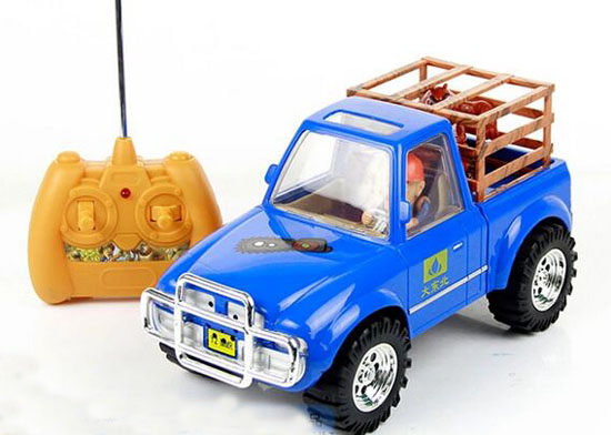 Kids Blue / Green Full Functions Boonie Bears R/C Pickup Truck