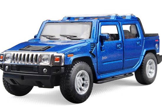 Kids Blue / Black / Red / Yellow Diecast Hummer Pickup Toy