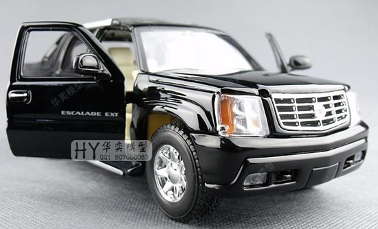 Black 1:24 Scale Welly Cadillac ESCALADE Pickup Model