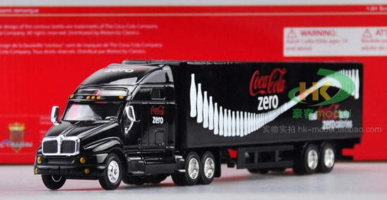 1:64 Scale Black Kids Coca Cola Diecast Containers Truck Toy