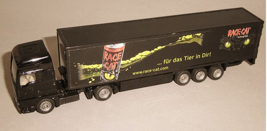 Kids 1:87 Scale Black SIKU Man Diecast Container Truck Toy