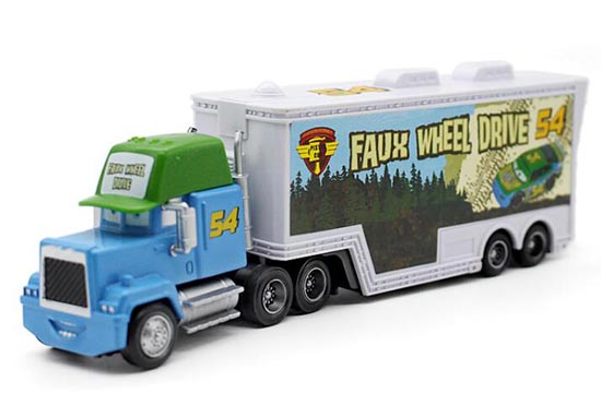 Kids Blue McQueen Diecast Container Truck Toy