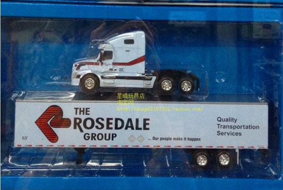 White 1:64 Scale ROSEDALE Group Container Truck Model