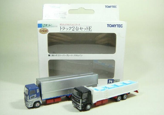 1:150 Mini Scale Silver Tomytec Container Two Truck Toys