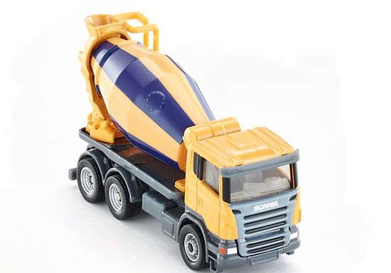 1:87 Yellow SIKU 1896 Diecast Scania Concrete Mixer Truck Toy