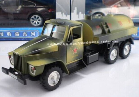 Camouflage /Army Green 1:36 Diecast Military Oil Tank Truck Toy