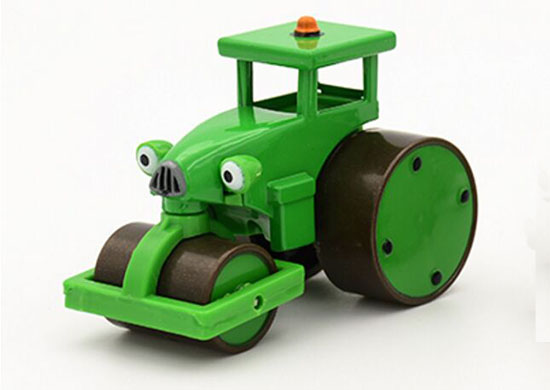Green Mini Scale Bob Builder Roley Diecast Road Roller Toy