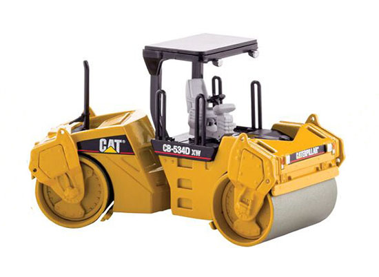 1:50 Scale Yellow Diecast CAT CB-534D XW Road Roller Model